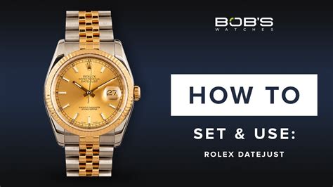 how to change rolex time.